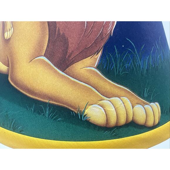 Vintage Lion King Simba Mufasa 1990's Dolly portable lamp Working - Picture 10 of 14